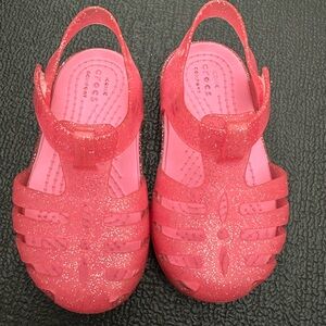 CROCS Pink Sandals Vibrant Jelly Design